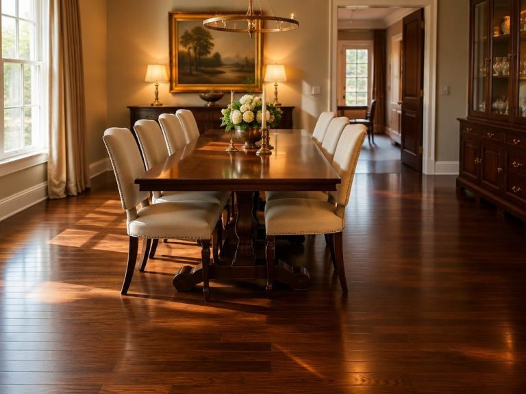 Hardwood dining room