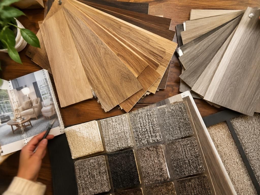 Flooring samples and design advice